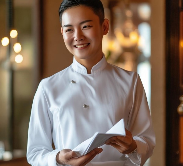 四星级酒店服务员的礼仪，细节中的温度与专业