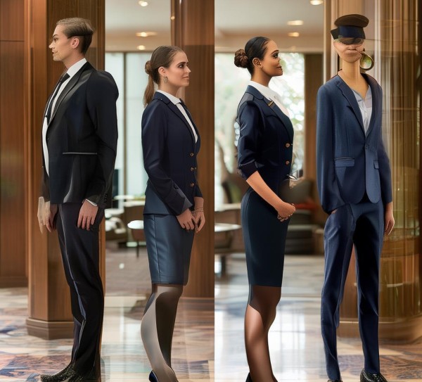 酒店服务礼仪中的站姿规范，三种经典姿态与细节解析