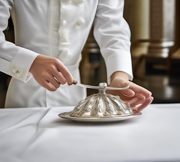 酒店服务员换骨碟礼仪，细节中的服务艺术与专业素养